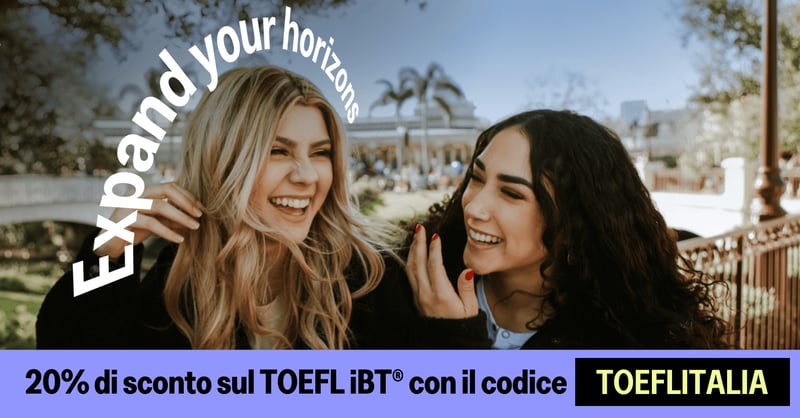 Registrati al TOEFL iBT®
